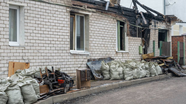 Professional Fire Damage Removal technician working in Somerset, KY